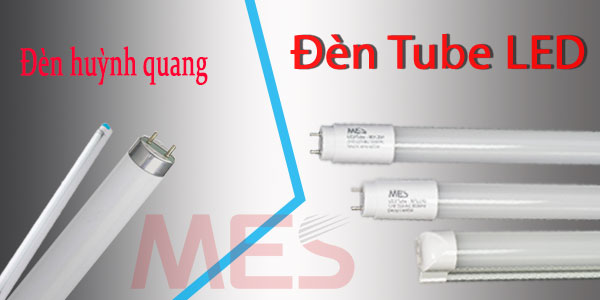 đèn tuýp led và đèn huỳnh quang