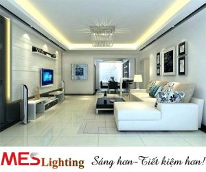 Đèn led chiếu sáng phòng khách