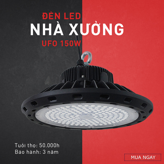 Đèn Led nhà xưởng 150W