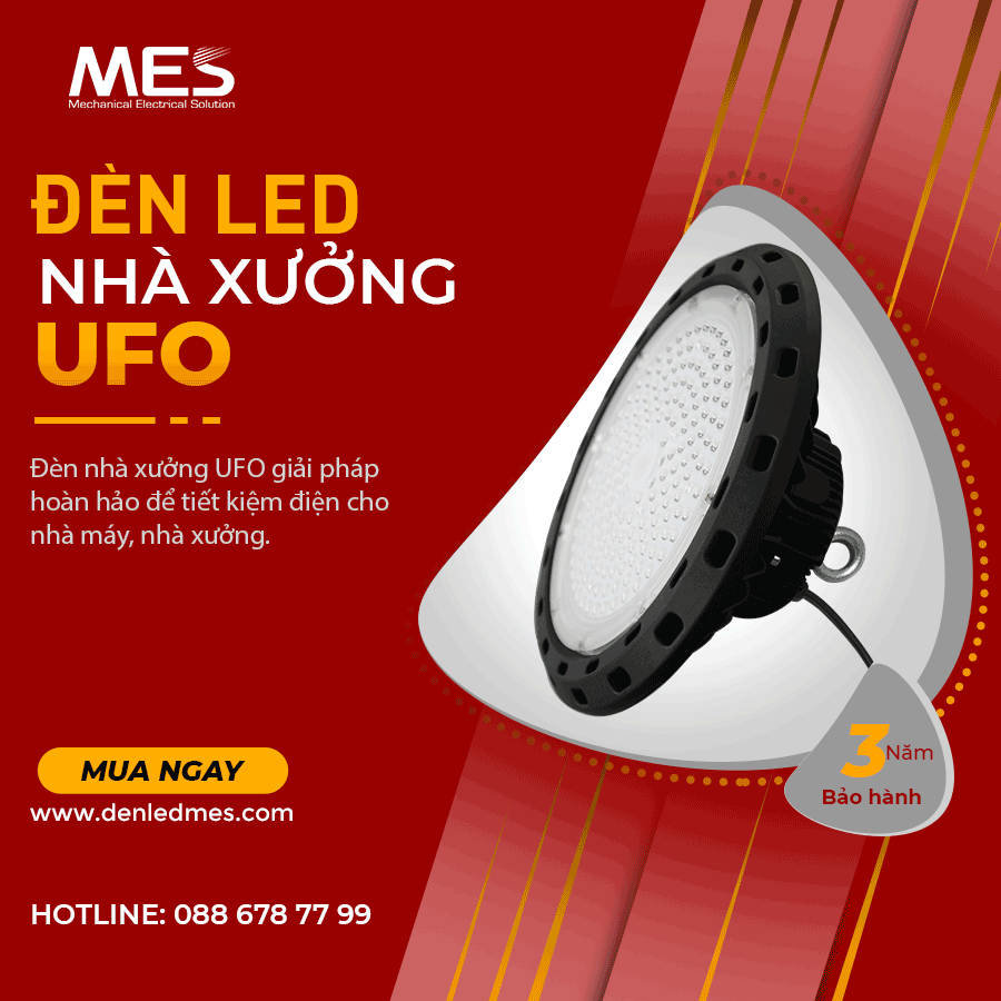 Đèn Led nhà xưởng UFO 100W